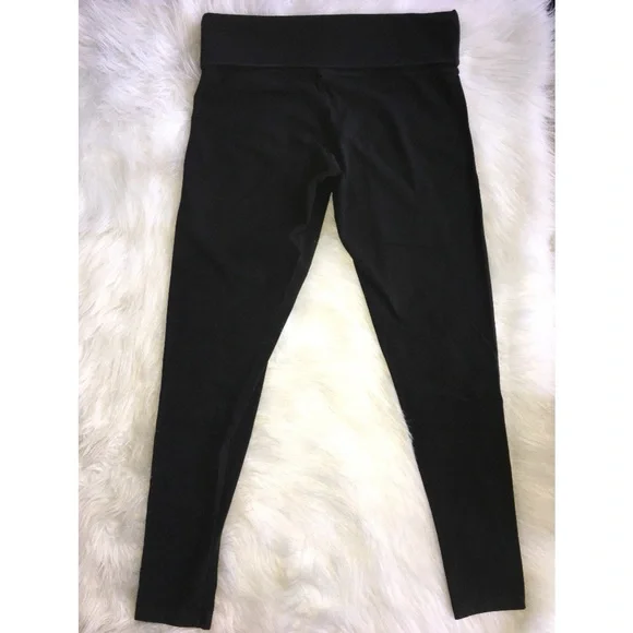 PINK Fold Over Yoga Pants - Picture 2 of 3